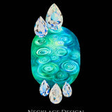 Pond In Rain Necklace