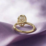 [Flora] Bezel Set Diamond With Hidden Flower