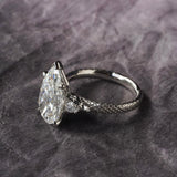 Bespoke [Dragon] Engagement Ring With a 4ct Lab Diamond