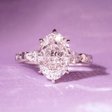 [Trilogy Cornelia] 4.5ct Diamond Ring With Hand Engraving