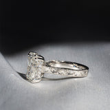 [Cornelia] 4ct Hand Engraved Diamond Ring
