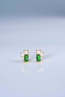 Abundance Gold Vermeil Stud Earrings Classic Statement Studs