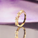 Bespoke Diamond Wedding Band With Floral Engraving