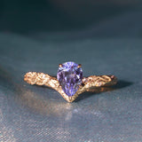 [Gilded Forest] Sapphire Engagement Ring