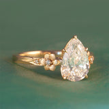 [Love In Bloom] Engagement Ring, With Cathedral