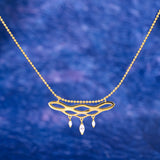 Poeme necklace gold vermeil jewellery