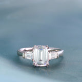 [Palace of Light] 2ct Emerald Cut Diamond Ring