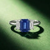 [Serenity] 3ct Sapphire Engagement Ring
