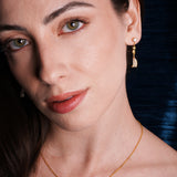 Guardian Angel Necklace, Gold Vermeil