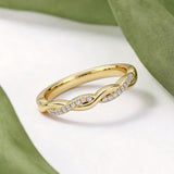 [Entwined] Diamond Wedding Band
