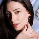Entwined Tendrils Ring, Sterling Silver with Gold Vermeil