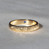 [The Unfolding] Women's Hand-Engraved Wedding Band