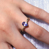 [Gilded Forest] Sapphire Engagement Ring