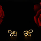 Serpent Earrings, Solid 18K Gold