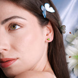 Abundance Stud Earrings in Gold Vermeil, Luck