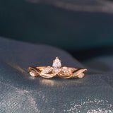 Bespoke Diamond Ring With Vines