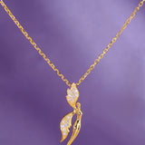 Guardian Angel Necklace, Gold Vermeil