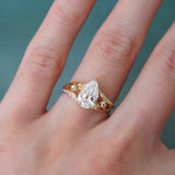 [Lily of the Valley] Diamond Engagement Ring
