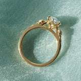 [Love In Bloom] Engagement Ring, With Cathedral