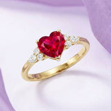[Devotion] 1.5ct Ruby Engagement Ring