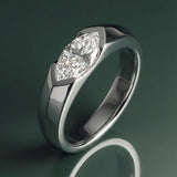 [Gravitas] Marquise Diamond Wedding Ring