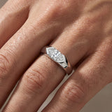 [Gravitas] Marquise Diamond Wedding Ring