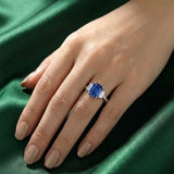 [Serenity] 3ct Sapphire Engagement Ring