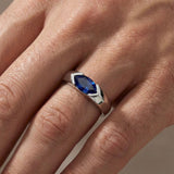 [Gravitas] Marquise Sapphire Wedding Ring