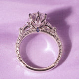 [Trilogy Cornelia] 4.5ct Diamond Ring With Hand Engraving